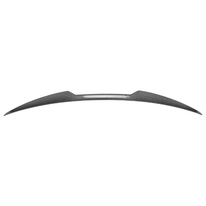 Carbon Fiber Look Rear Trunk Lip Spoiler Wing For Audi A4 B8.5 S4 Sedan 2013-16