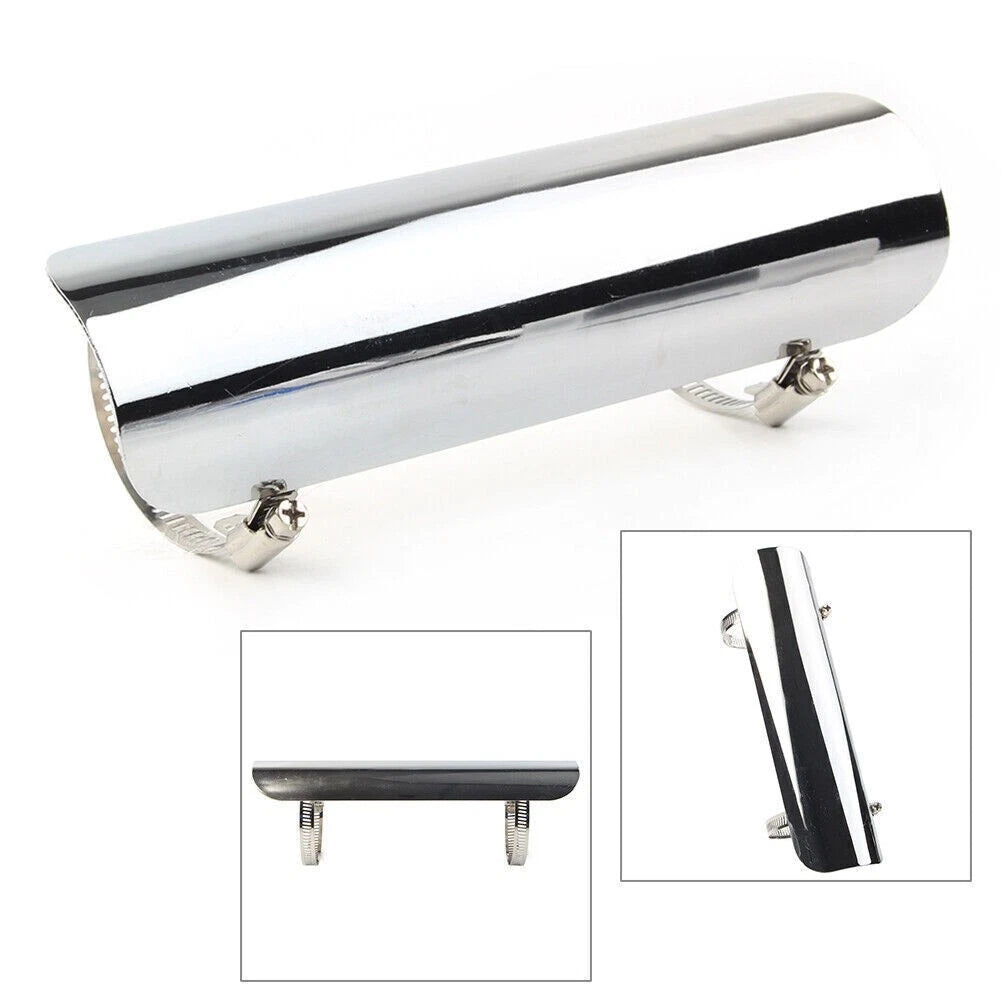 Exhaust Muffler Pipe Heat Shield Cover Protector for Harley Chrome Motorcycle US