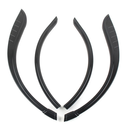 For Harley Tri-Glide Ultra FLHTCUTG Rear Fender Flares Skirts Trim Accent Black