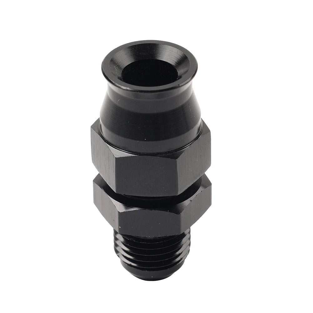 Aluminum 6AN Male to 3/8" Tube Hardline Fuel Line Compression Fitting Adapter