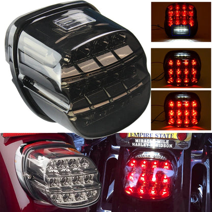 Smoke Laydown Taillight Tail Light Lens for Harley Sportster Dyna Softail Tourin