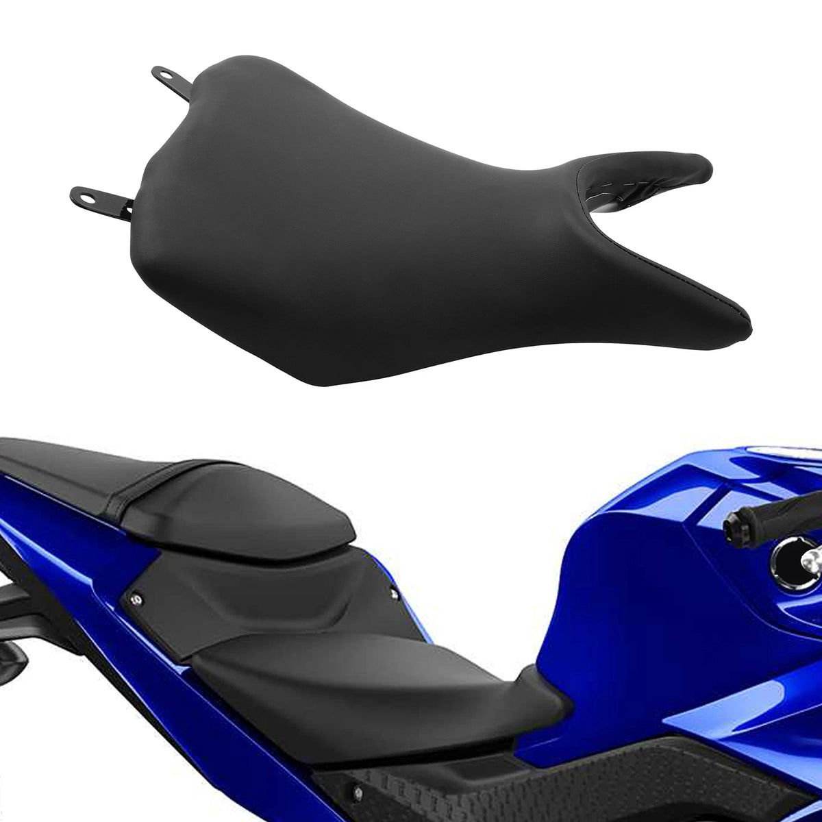 Black Driver Pessenger Seat Cover Fit For Yamaha YZF R3 YZF-R3 15-24 MT03 20-24