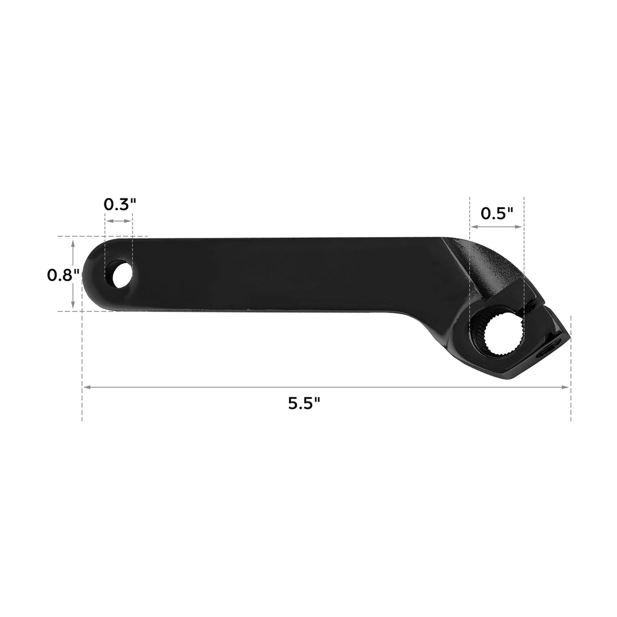 Black Inner Shift Shifter Rod Lever Fit For Harley Touring Street Glide 84-16 15