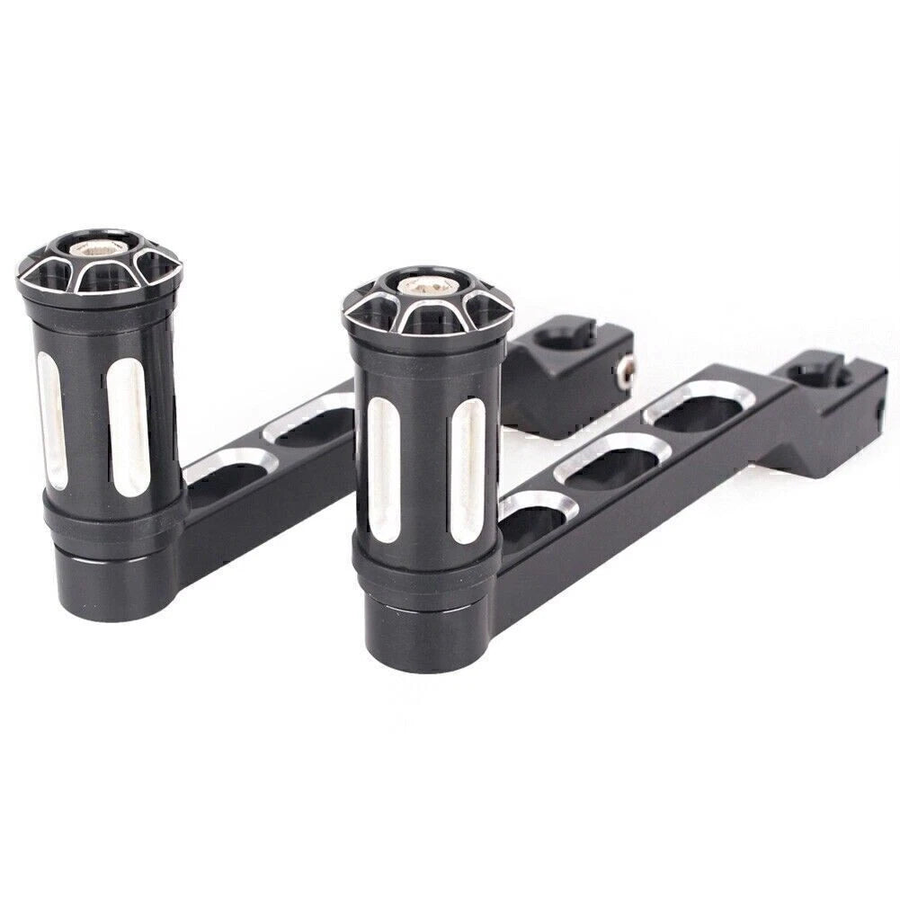 For Harley FLST FLHT Heel Toe Shifter Arms Set Black Gear Shift Levers w/ Pedal