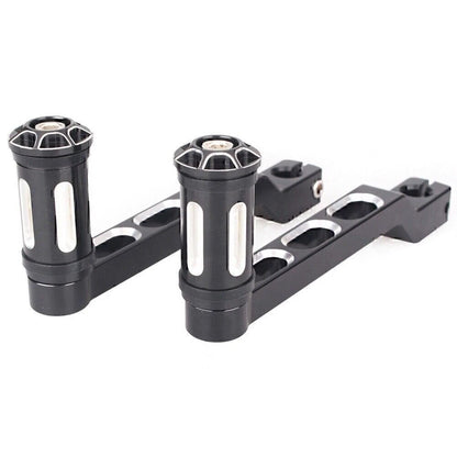 For Harley FLST FLHT Heel Toe Shifter Arms Set Black Gear Shift Levers w/ Pedal