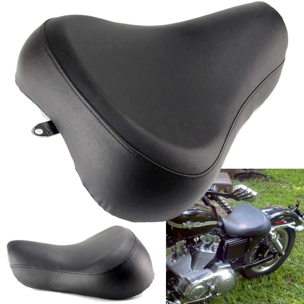 Front Driver Solo Seat For Harley Sportster 1200 Iron 883 Custom XL/XR 1983-2003