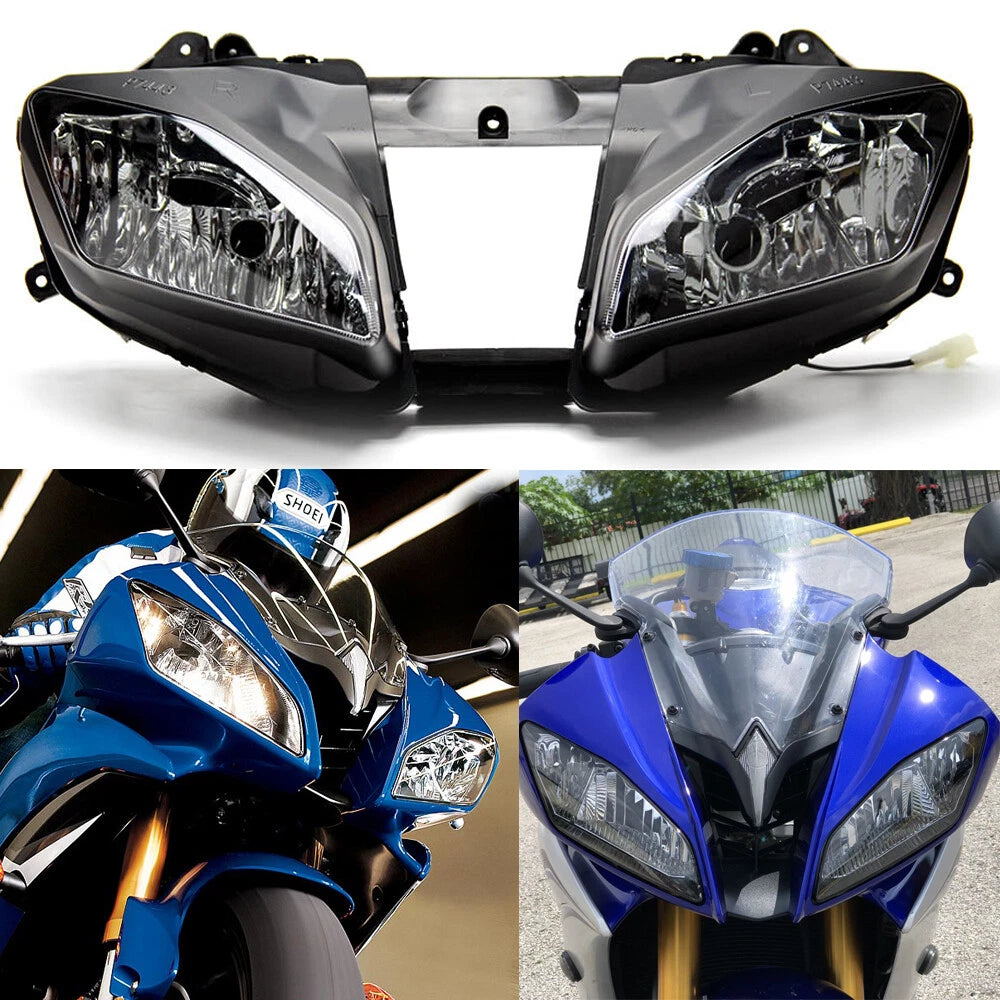 Headlight & Upper Fairing Stay Bracket Assembly For Yamaha YZF R6 YZF-R6 2008-16