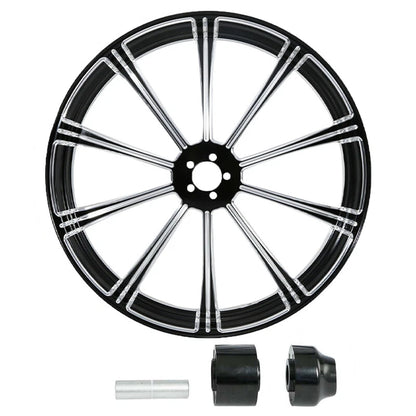 23'' Front Wheel Rim Hub Single Disc Fit For Harley Touring 1997-2021 20 Non ABS