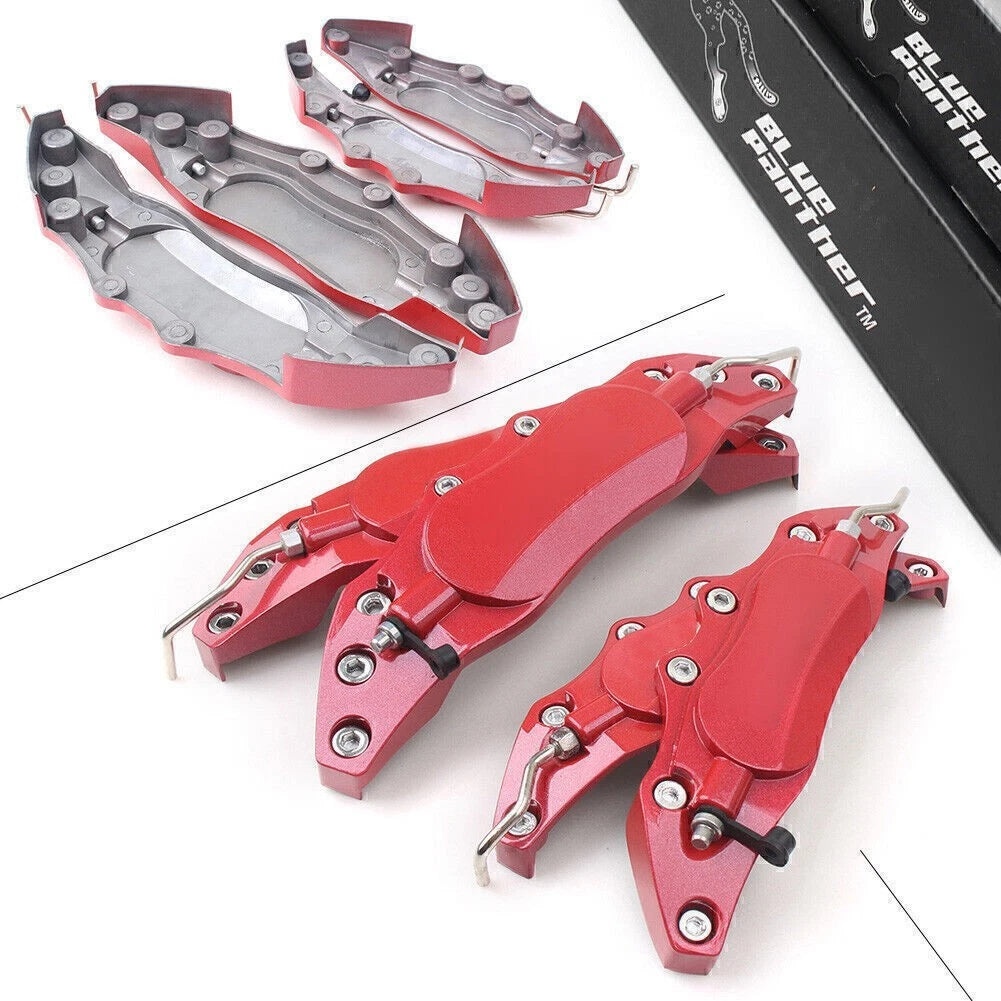 Metal 3D Universal Style Brake Caliper Cover Front&Rear For 14-17" Wheels 4PCS
