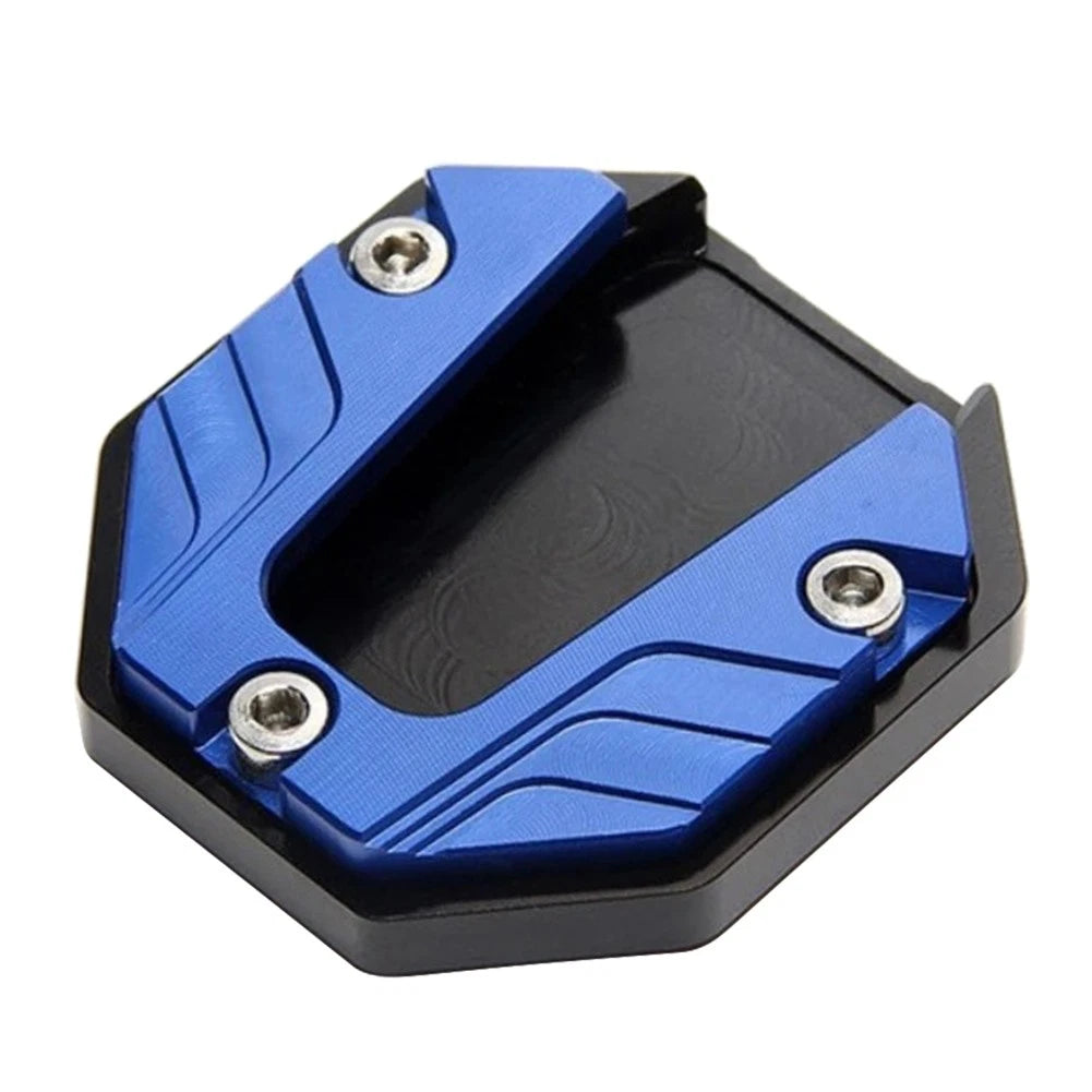 Kickstand Extender Foot Side Stand Extension Pad Support Plate Motorcycle Blue