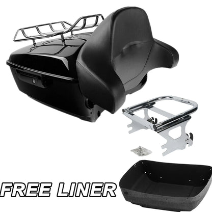 King Trunk Pad Mount Rack Fit For Harley Electra Road Glide 97-08 99