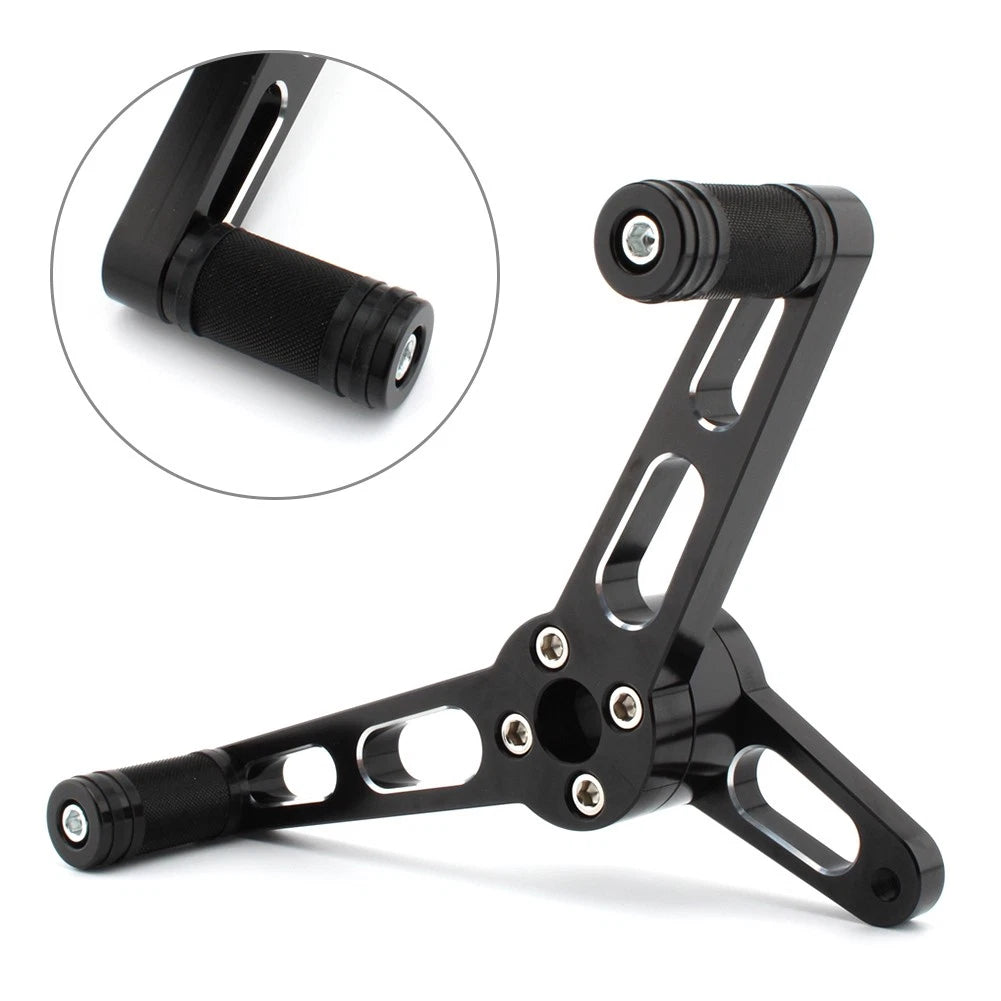 Front Foot Pegs Heel Toe Shifter Lever For Harley Sportster XL883 1200 Iron883 E