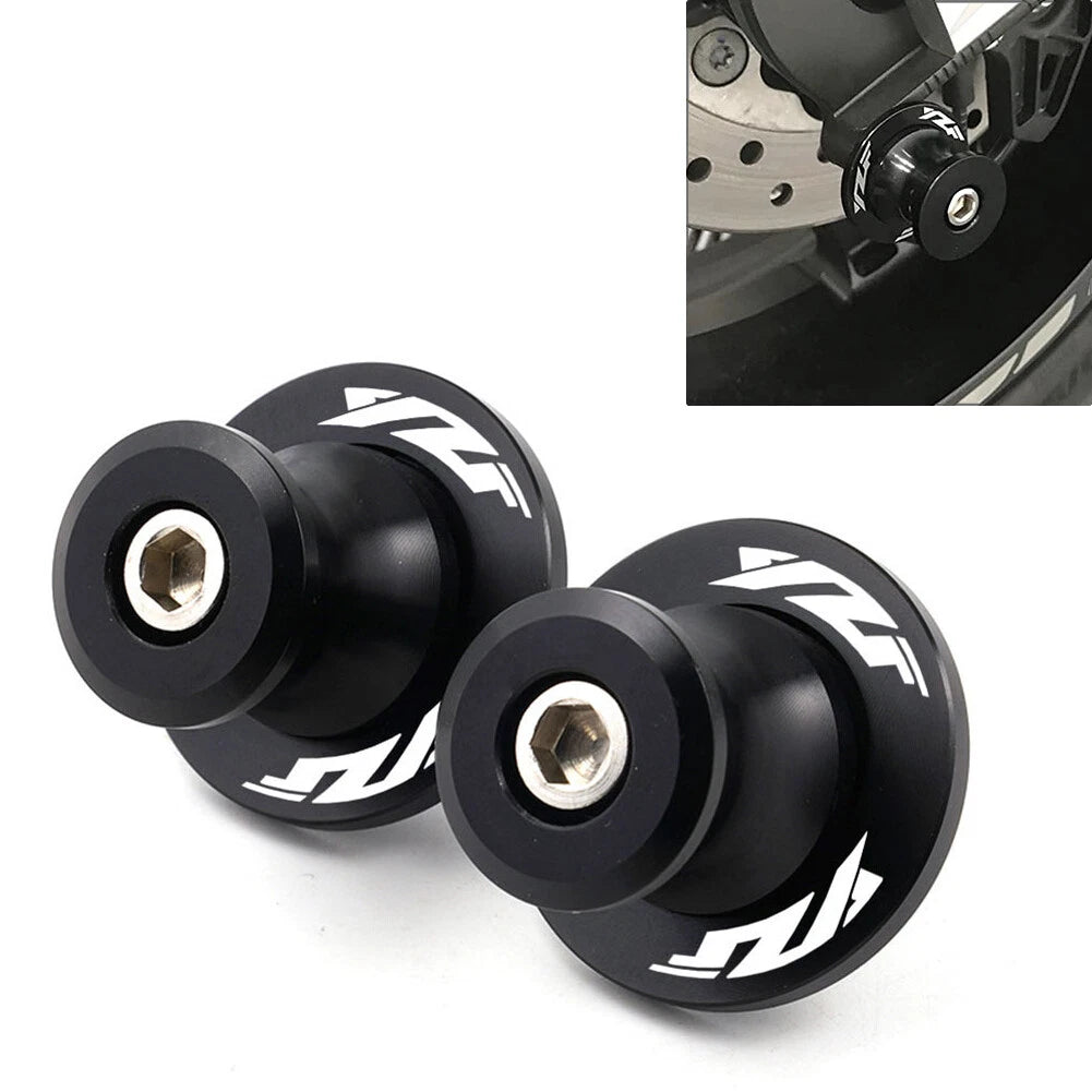 Swingarm Spools Slider Stand Screws M6 For Yamaha YZF R1 R3 R6  Motorcycle Black