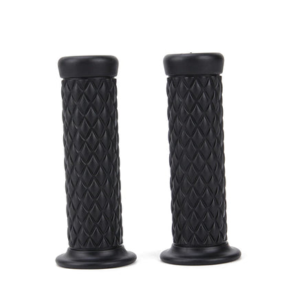 7/8"&1" Motorcycle Hand Grips Bar End Handlebar Gel For Cafe Racer Dirt Bike ATV