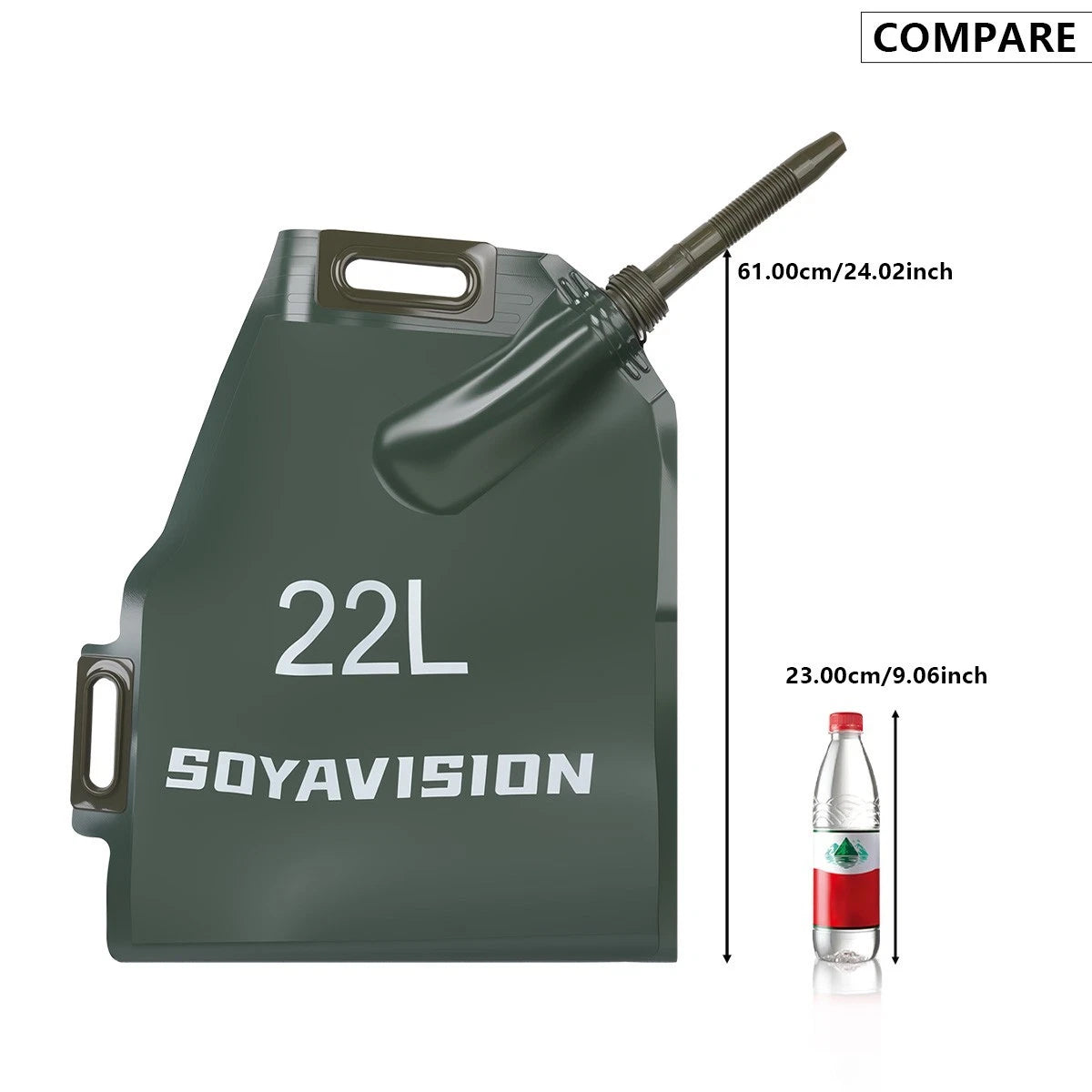 22L Soft Oil Bag Bladder Outdoor Supplies Liquid Storage Fuel Container Car Moto