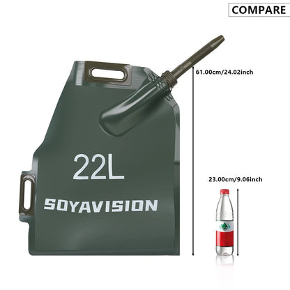 22L Soft Oil Bag Bladder Outdoor Supplies Liquid Storage Fuel Container Car Moto