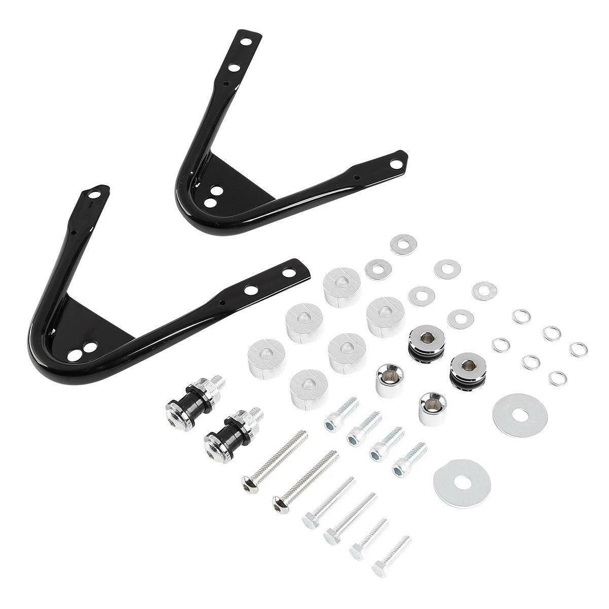 Quick Detachable Sissy Bar Pak Tour Mount Rack Docking For Harley Touring 97-08