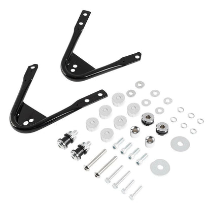 Quick Detachable Sissy Bar Pak Tour Mount Rack Docking For Harley Touring 97-08