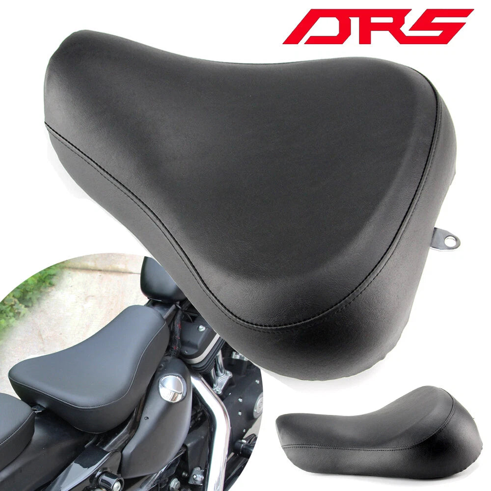 Front Driver Solo Seat For Harley Sportster 1200 Iron 883 Custom XL/XR 1983-2003