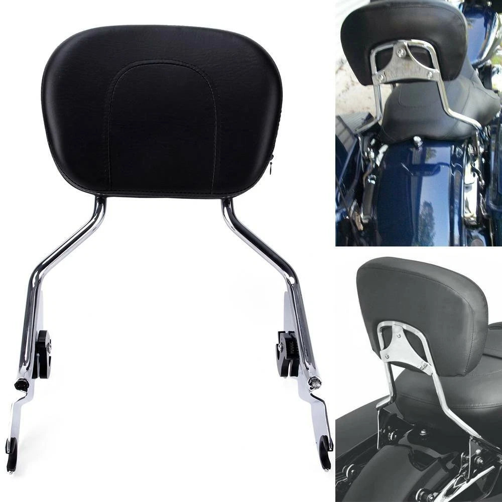 Detachable Backrest Sissy Bar For Harley Touring Electra Glide Road Glide 09-23