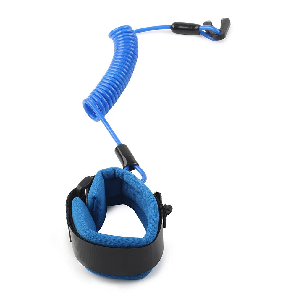 Boat Engine Emergency Stop Switch Safety Lanyard Cord For Yamaha Jet Ski Blue