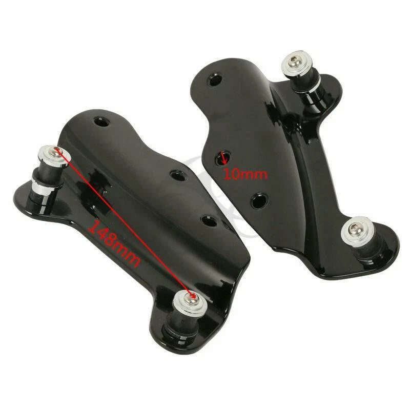 Sissy Bar Backrest Pad Luggage Rack & Docking Kit Fit For Harley Touring 09-13