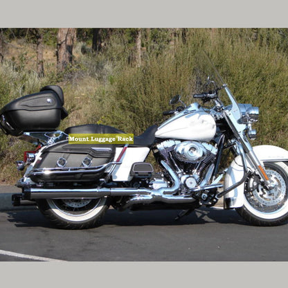 4 Point Docking Kits Two Up Luggage Rack For Harley Tour Pak Touring 2014-2023