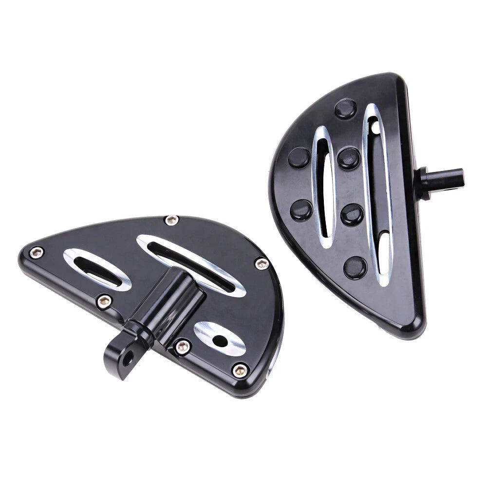 Rear Passenger Floorboards Footboard For Harley Touring Street Glide Road Glide
