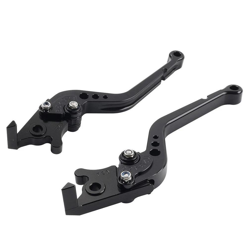 CNC Adjustable Long Brake Clutch Levers For Yamaha R1 R1M R1S 2015-2021 Black