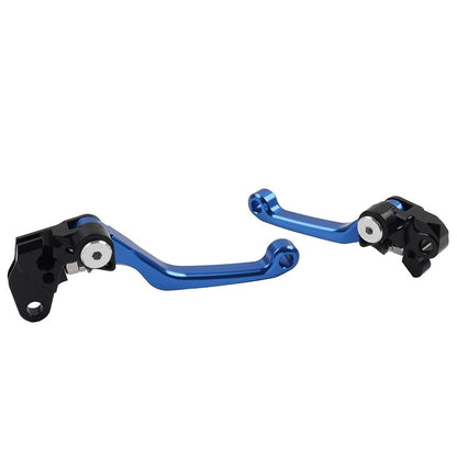 2 Pcs CNC Alu Clutch Brake Lever Pivot Blue For Yamaha YZ250X 16-22/YZ125X 17-22