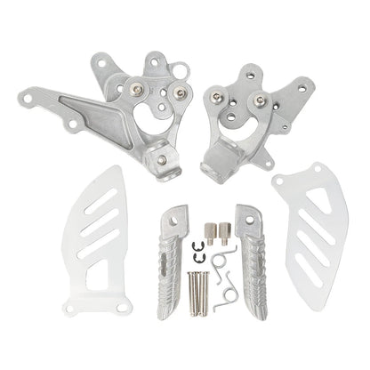 Front Foot Pegs Footrest Bracket Fit For Suzuki GSXR1000 09-16 600 750 11-18 16
