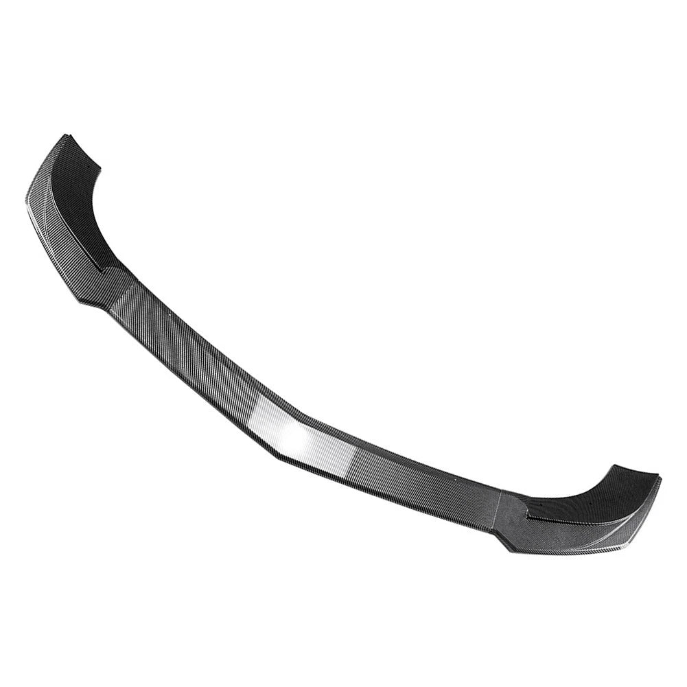 Front Bumper Spoiler For MBenz C Class W204 S204 Facelift 2011-14 Carbon Look