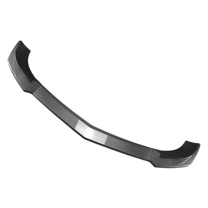 Front Bumper Spoiler For MBenz C Class W204 S204 Facelift 2011-14 Carbon Look