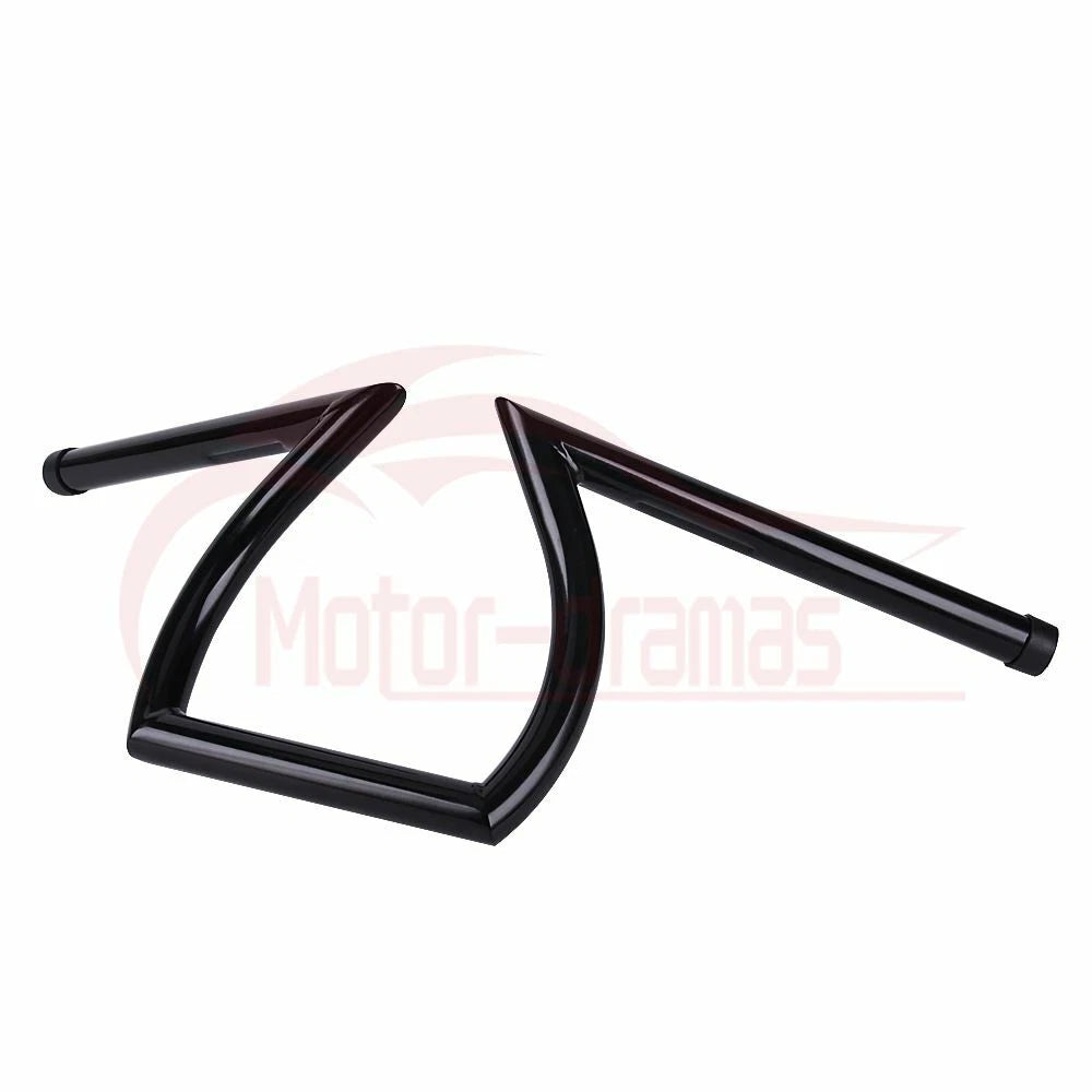 1" 25mm Drag Handlebar Z Bar 8-3/4" Rise For Honda Bobber Bike Motorcycle ATV US