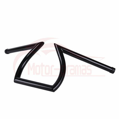 1" 25mm Drag Handlebar Z Bar 8-3/4" Rise For Honda Bobber Bike Motorcycle ATV US