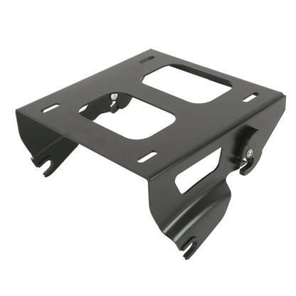 Chopped Trunk Pad Solo Mount Rack Plate Fit For Harley Street Road Glide 2014-25