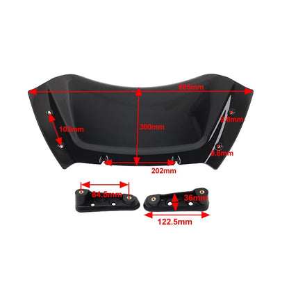 1pc 12" Clear Windscreen Windshield For Harley Touring Road Glide CVO 2023 2024
