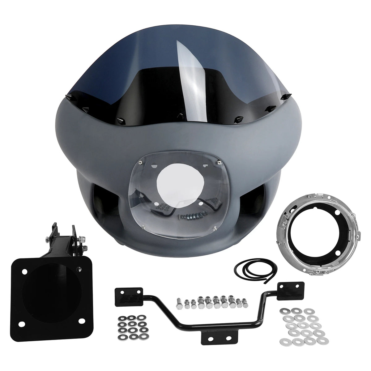 Headlight Upper Fairing Cowl Mount For Harley Softail Low Rider Street Bob 18-Up
