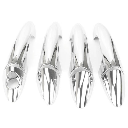 Door Handle Cover Molding Trim Chrome Fit Hyundai Accent Solaris Verna 2011-16