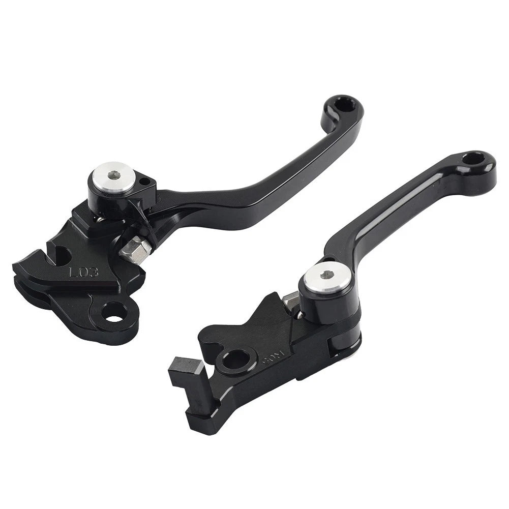 Pair Pivot Brake Clutch Levers For Kawasaki KLX 300SM KLX 250/S/SF KLX150L Black
