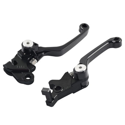 Pair Pivot Brake Clutch Levers For Kawasaki KLX 300SM KLX 250/S/SF KLX150L Black