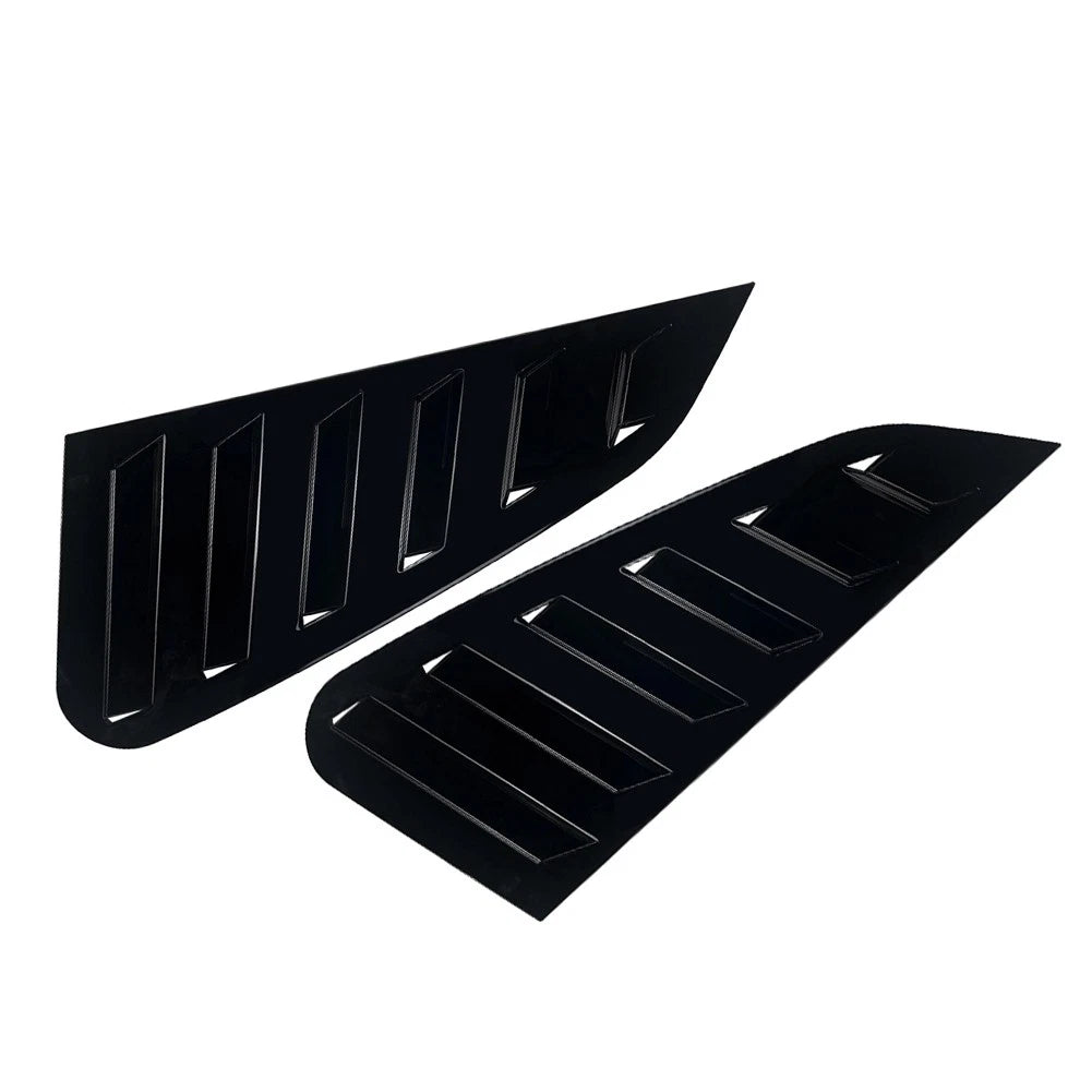 2pcs Rear Window Shutter Louvers Cover Trim For Subaru Impreza WRX STI 2011-2014