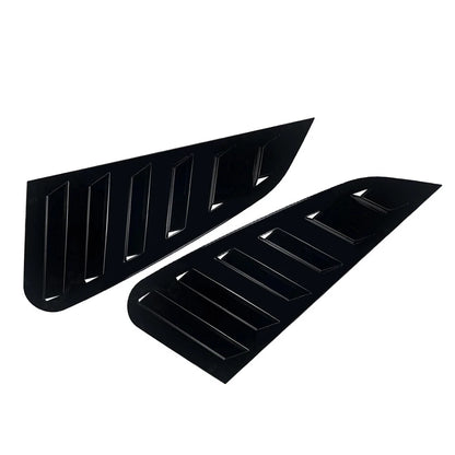 2pcs Rear Window Shutter Louvers Cover Trim For Subaru Impreza WRX STI 2011-2014