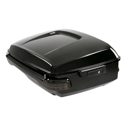 King Trunk LED Brake Tail Light &Side Marker Fit For Harley Touring 14-25 Black
