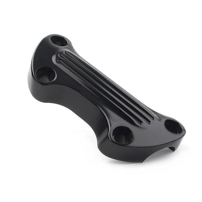 For Harley Sportster Softail Dyna 1" Handlebar Riser Top Clamp Cover Black