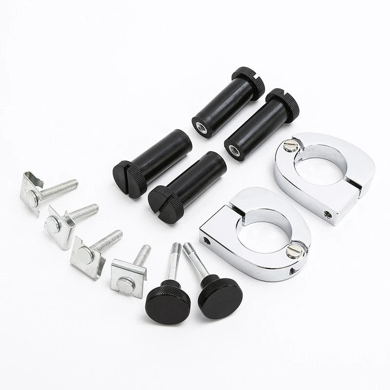 Lower Vented Fairing Mounting Hardware Clamps Kit For Harley Electra Glide 83-13