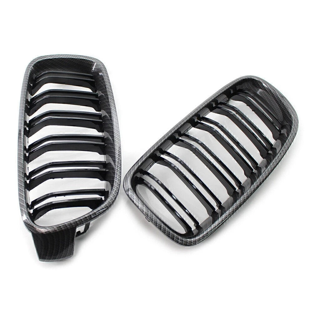 Front Frame Grille Grill M3 Style For BMW 3 Series F30 31 12-18 Carbon Black USA