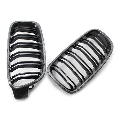 Front Frame Grille Grill M3 Style For BMW 3 Series F30 31 12-18 Carbon Black USA