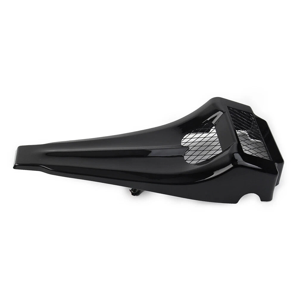 Front Stretched Chin Spoiler Black For Harley Touring Road Glide King 1997-13 US