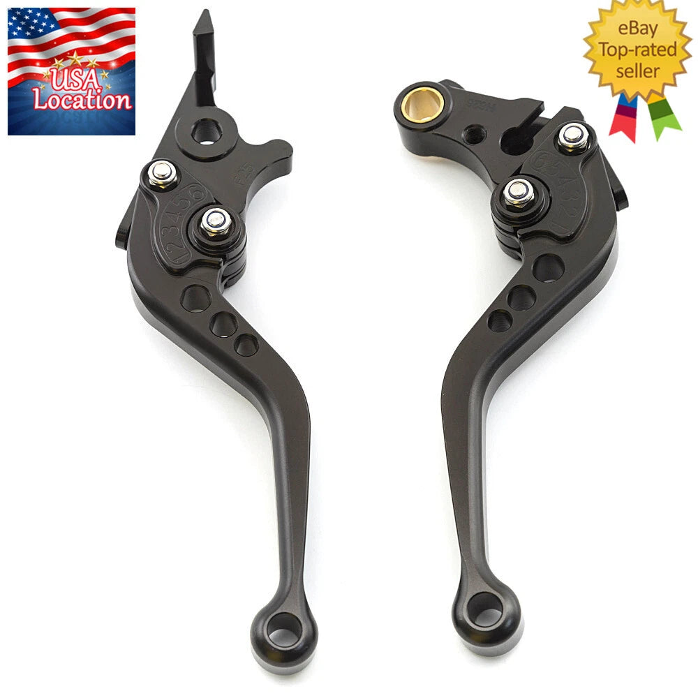 For Kawasaki NINJA 250R 2008-2012 2011 Brake Clutch Levers CNC Short Adjustable